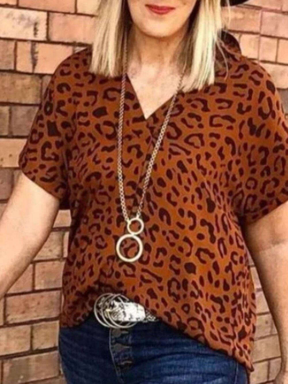 Replay Top Animal Leopard